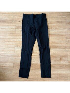 Amanda + Chelsea Mid Rise Skinny Ankle Stretch Trouser Black Black Women’s Sz 4